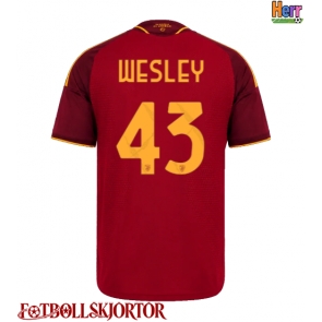 AS Roma Wesley Franca #43 Hemmatröja 2026-27 Kortärmad